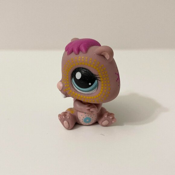 LPS Littlest Pet Shop Lot of 3 Beaver Meerkat Prairie Dog - Picture 10 of 16